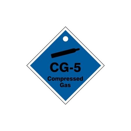 Accuform Self-Laminating PF-Cardstock, 3-1/4 in Width, 0.3 in Height, , 5 PK TDJ605VPM